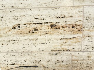 Limestone cut stone cladding.
