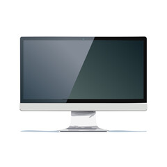 Fototapeta premium Modern Desktop Computer Monitor Illustration