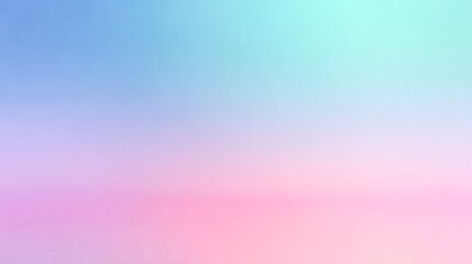 Obraz premium Pastel Gradient Background Soft Blue Pink and Teal Hues,