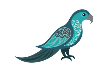Fototapeta premium dove of peace on a blue background