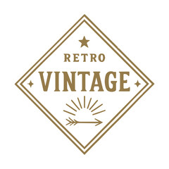 Obraz premium Retro Vintage Style Emblem a Classic and Timeless Design Icon