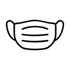 Mask icons. medical masks icons set. isolated on white