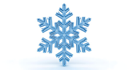 Blue Snowflake Design