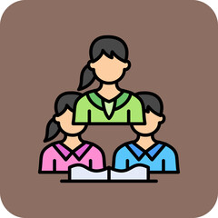 Group Study Icon