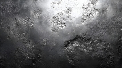 Dark Metallic Textured Surface with Rough Uneven Patterns, Abstract Industrial Background