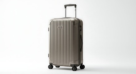 Fototapeta premium Sleek Modern Carry-on Suitcase Perfect for Travel