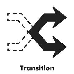 Transition Icon - Glyph Style