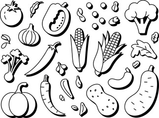 vegetable seamless pattern