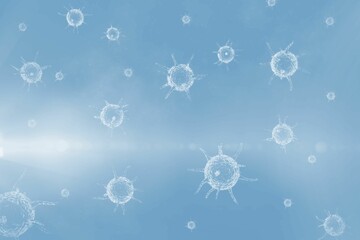 Naklejka premium Three dimension image of pathogen