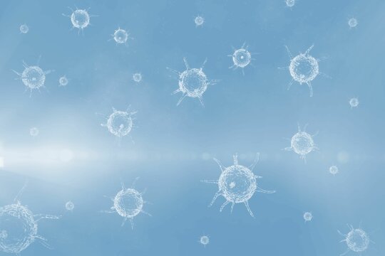 Three dimension image of pathogen