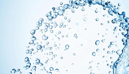 軽やかに弾ける水滴の躍動美