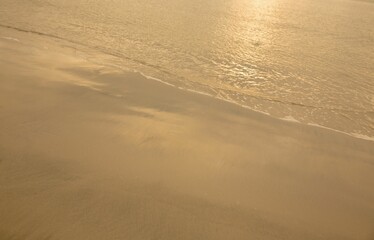 Digital composite of The tide rolling in