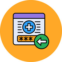 Obraz premium Log in Icon