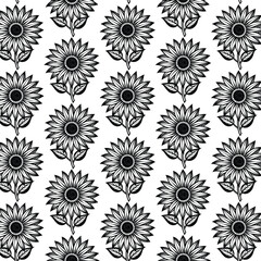 seamless pattern with flowers