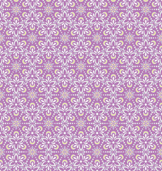 Classic Flower Pattern for Digital Textile Printing