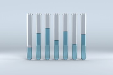 Test tube with chemical solution