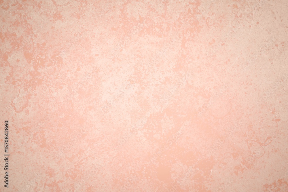 Poster peach-pink textured surface is displaying mottled patterns in flat style, transparent background