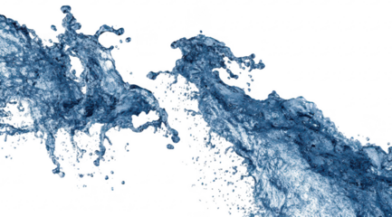 Abstract, flowing water