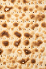 Matzo traditional jewish bread. Matzah, matzo, matzos. Matzoh, the jewish easter bread isolated on...