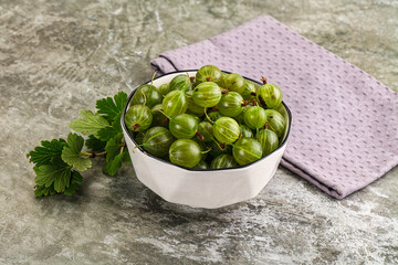 Ripe sweeet and juicy gooseberry