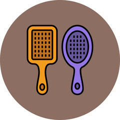 Hair brushes Icon