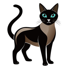 vector illustration of a cat