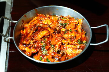 Traditional Korean Puffer Fish Soup (Bokjiri) at Surim Bokguk Restaurant in Seoul