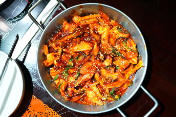 Traditional Korean Puffer Fish Soup (Bokjiri) at Surim Bokguk Restaurant in Seoul