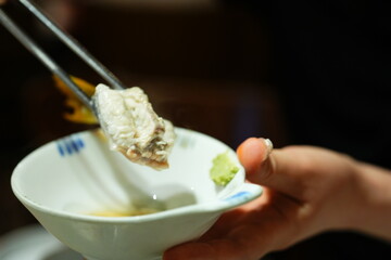 Traditional Korean Puffer Fish Soup (Bokjiri) at Surim Bokguk Restaurant in Seoul