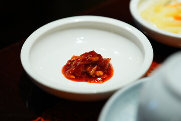 Traditional Korean Puffer Fish Soup (Bokjiri) at Surim Bokguk Restaurant in Seoul