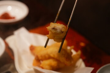 Traditional Korean Puffer Fish Soup (Bokjiri) at Surim Bokguk Restaurant in Seoul