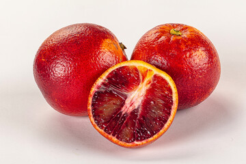 Red sweet juicy orange fruit