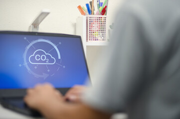 Conceptual Representation of Carbon Dioxide Emissions Monitoring