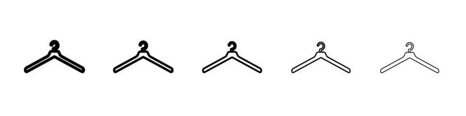 hanger icon outline simple illustration isolated