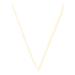 Hand drawing doodle abjad font unique ugly