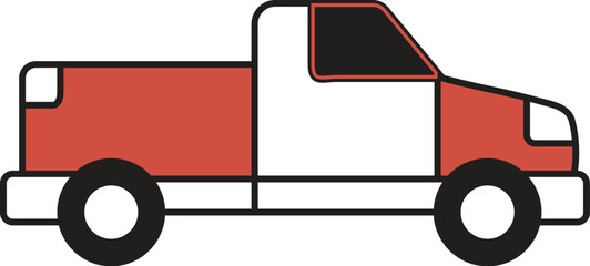 vehicle flat illustration, vehicles transport  flat icon