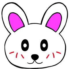 토끼 캐릭터 일러스트