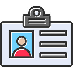 Id Card Vector Icon