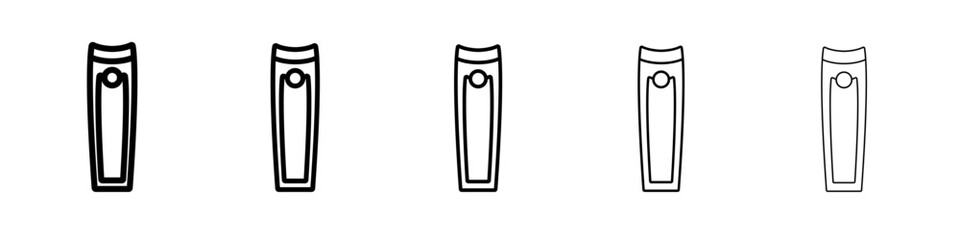 Nail Clipper Icon outline simple illustration isolated
