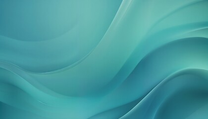 Minimalist Digital Abstract Art With Fluid Cool Tones