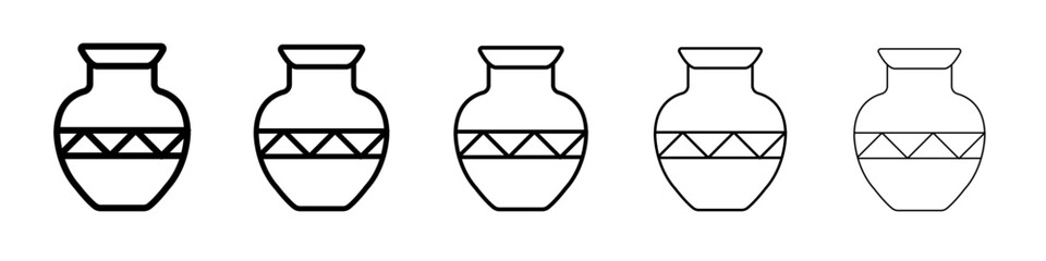 Pottery icon outline simple illustration isolated