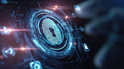 The fingerprint authentication system enhancing modern digital security solutions.