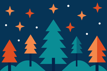 Obraz premium abstract christmas tree
