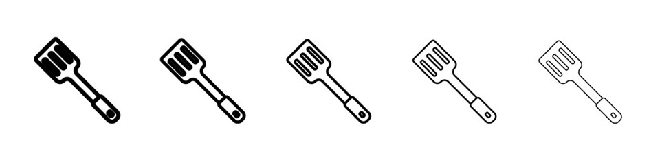 spatula icon outline simple illustration isolated