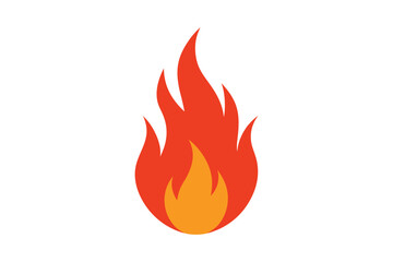 vector illustration of a fire