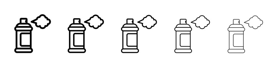 Spray Can Icon outline simple illustration isolated