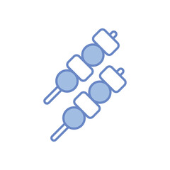 Skewer Vector icon