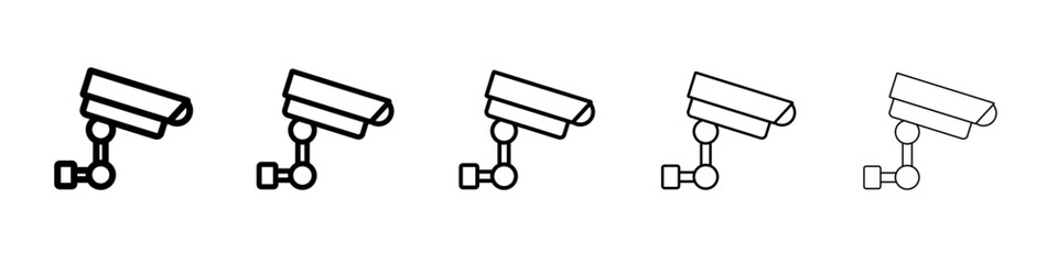 surveillance icon outline simple illustration isolated