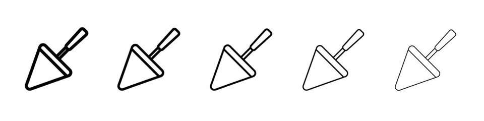 Trowel icon outline simple illustration isolated
