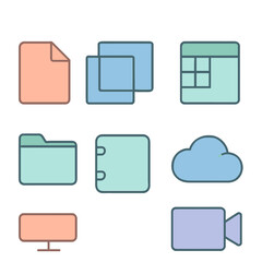Minimal User Interface Icons Set For Digital Projects